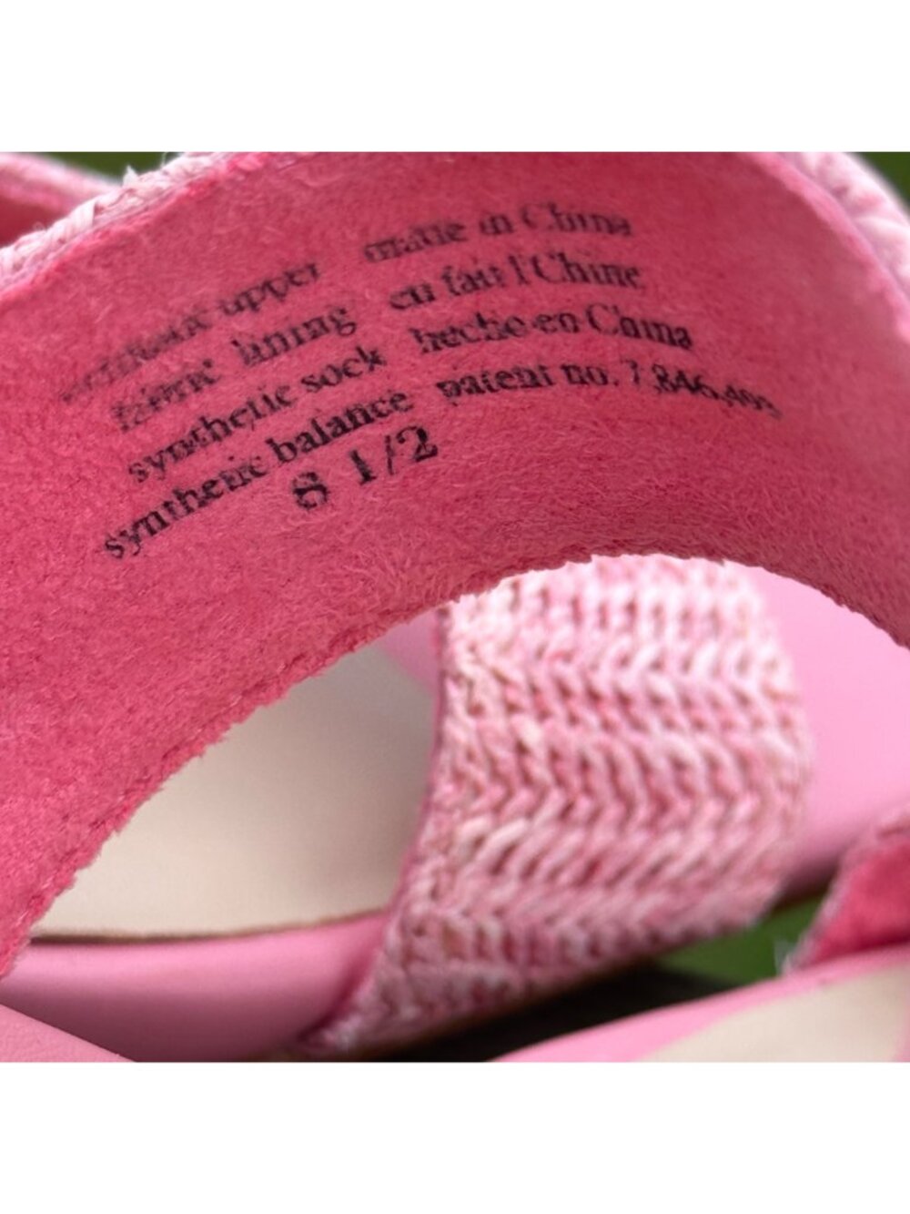 Seychelles Womens Charli Heel Sandals Pink  8.5 Woven Strap Casual Chic Summer - Picture 10 of 12